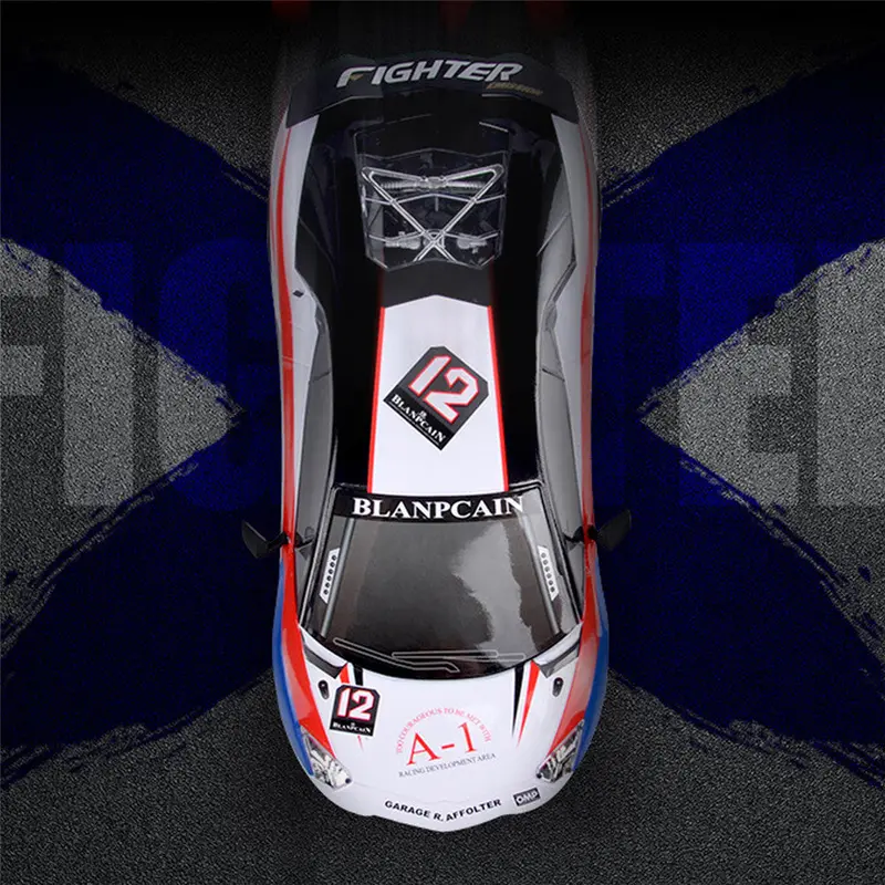 Jhl 1/16 2.4G 4Wd Drift Rc Car Titanium Alloy Shell With Led Light Racing Toys 3