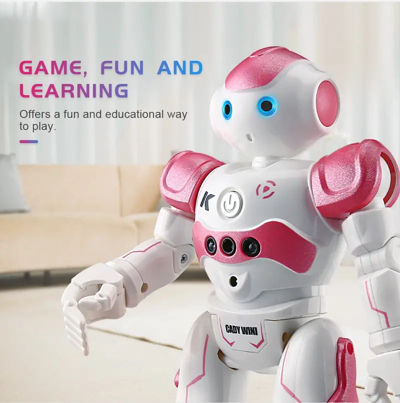 Jjr/C R2 Rc Remote Control Robot Smart Action Walk Sing Dance Action Figure Gesture Sensor Toys Gift Robot Usb Charging Dancing 1