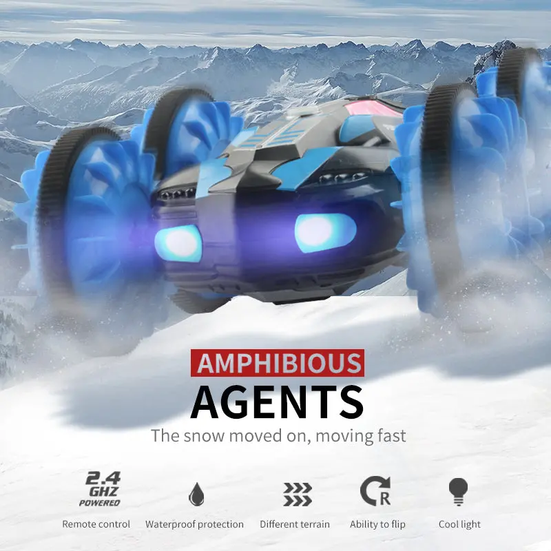 Jjrc C10 Rc Car Remote Control Water & Land 3D Flip High Speed Stunt Drift Crawler Battery Operated Car Radio Controlled Machine 1