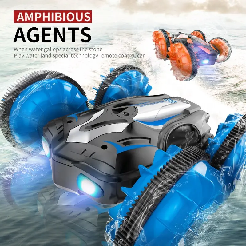 Jjrc C10 Rc Car Remote Control Water & Land 3D Flip High Speed Stunt Drift Crawler Battery Operated Car Radio Controlled Machine 2