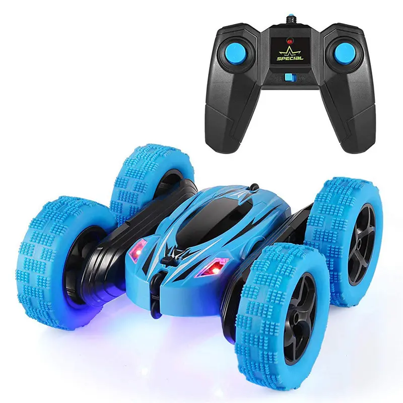 Jjrc D828 1/24 2.4G 4Wd Double-Sided Stunt Rc Car 360° Rotation W/ Led Light Toy 1
