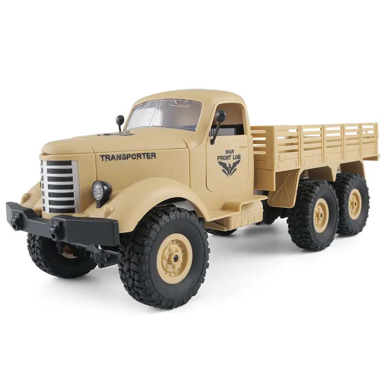 Jjrc Q60 1/16 2.4G 6Wd Off-Road Military Truck Crawler Rc Car 1
