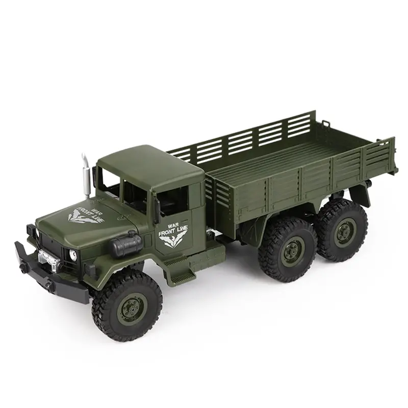Jjrc Q63 1/16 2.4G 6Wd Off-Road Transporter Military Truck Crawler Rc Car Rtr 1