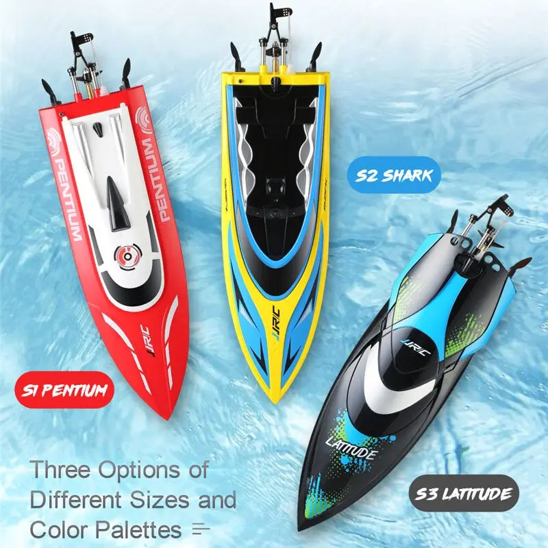 Jjrc Rc Boat Pentium Shark Latitude 2.4Ghz 25Km/H High Speed Mini Racing Speedboat Remote Control Toy For Children Rc Model Ship 1