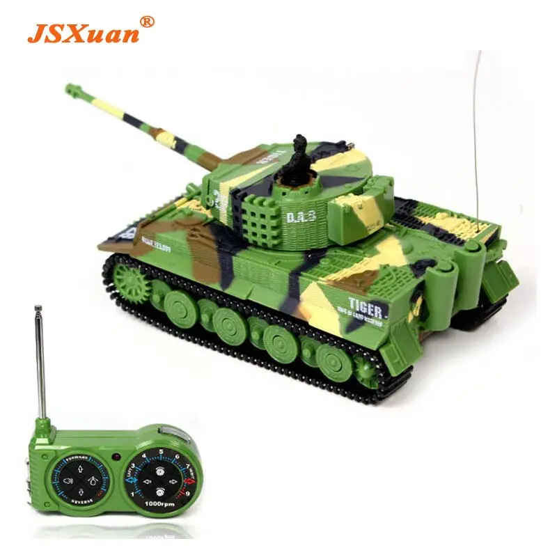 Jsxuan Simulation German Rc Tiger Tank 14 Ch 1:72 Remote Control Simulated Panzer Mini Rc Tanks For Child Toy Kids Gift 1