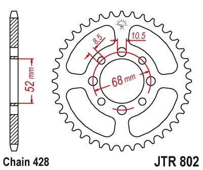 Jtr802.32 Suzuki 32T Jt Rear Sprocket 2