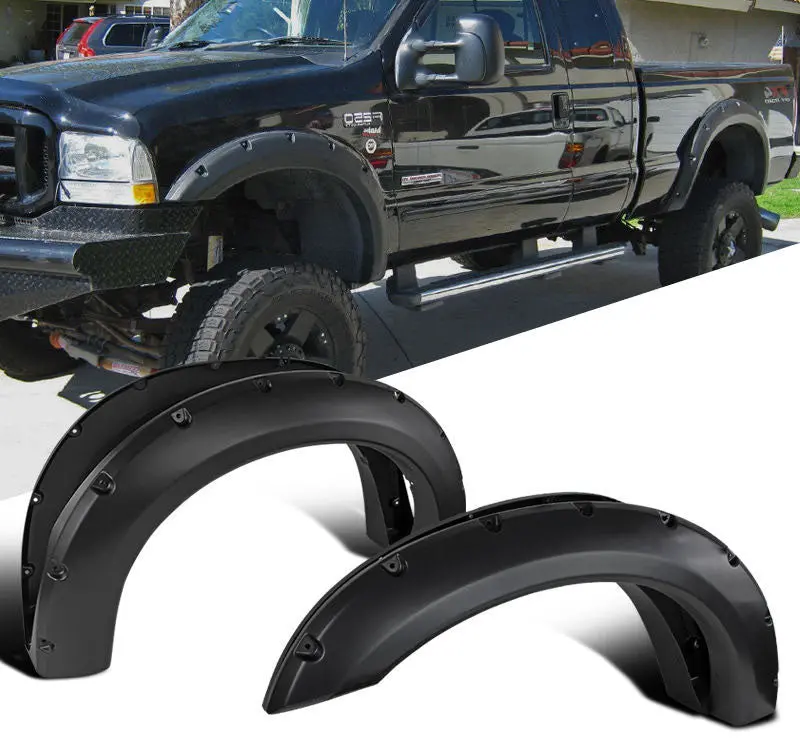 Juego De Cantoneras Frontales Y Traseras Ford F-250 1999-2007 1