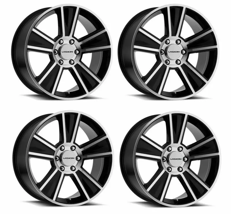 Juego De Rines Vision Stunner 22X9.5 1