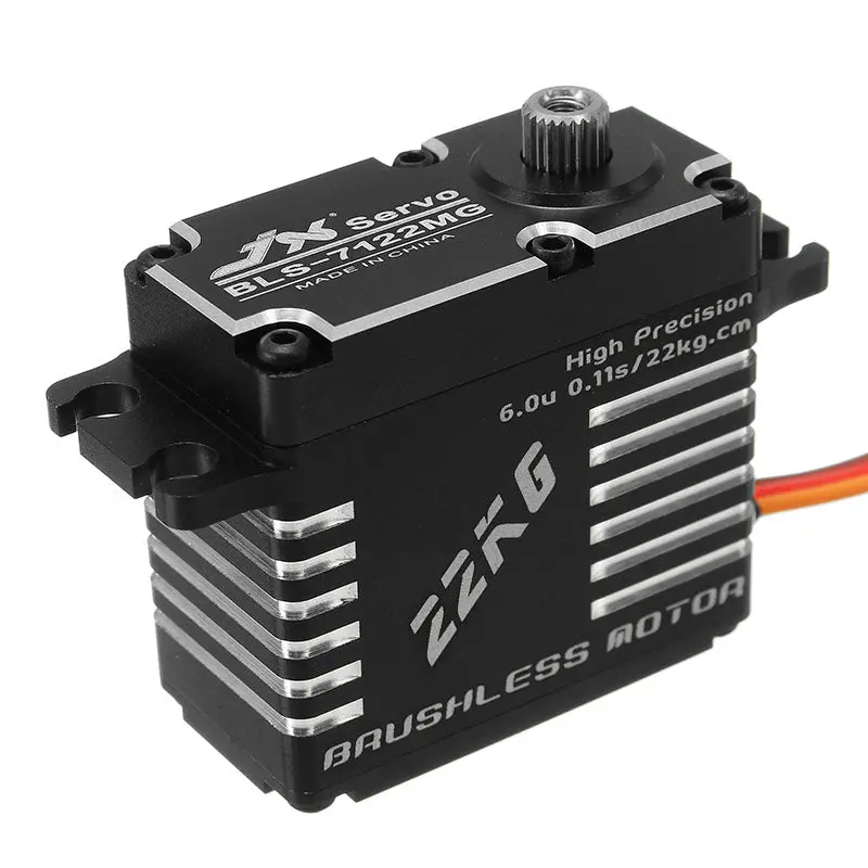 Jx Bls-7122Mg 22Kg High Precision Steel Gear Digital Brushless Servo For Rc Robot 1