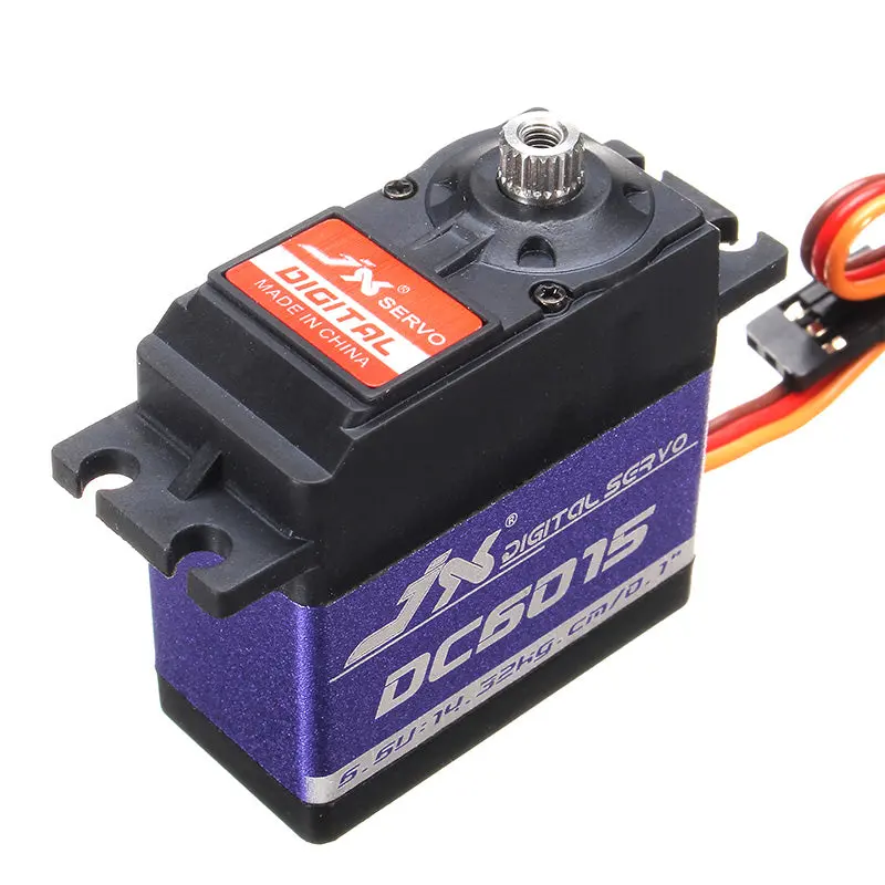Jx Dc6015 14.32Kg Dc Metal Gear High Torque Standard Angle Digital Servo For Rc Model Transmitter Radio 1
