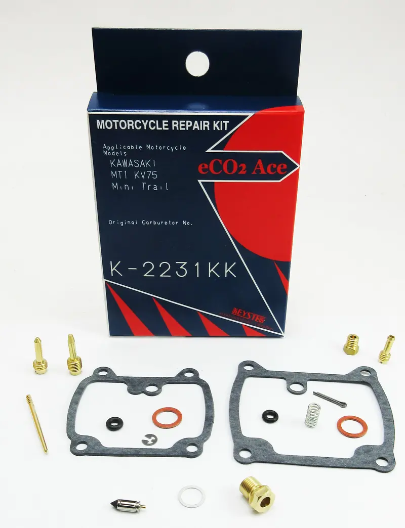 K-2231Kk Mt1, Kv75 Mini Trail  Kawasaki Carb Repair Kit 1