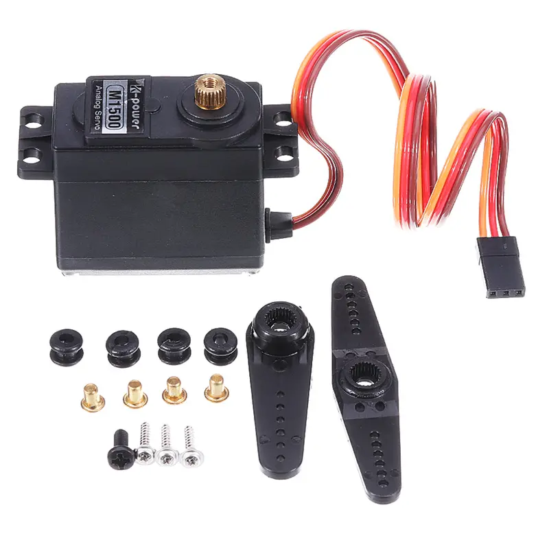 K-Power M1500 Metal Gear 15Kg Torque Analog Servo For 1/8 Rc Car Boat Models 1