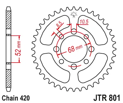 Kawasaki Klx110 Suzuki Drz110 Jt 33 T Rear Sprocket 2