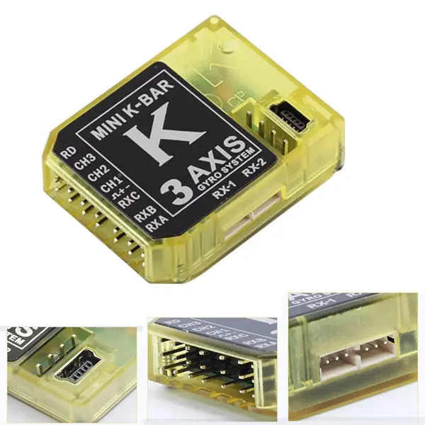 Kbar V2 5.3.4 Pro K8 3 Axis Gyro Flybarless System 1