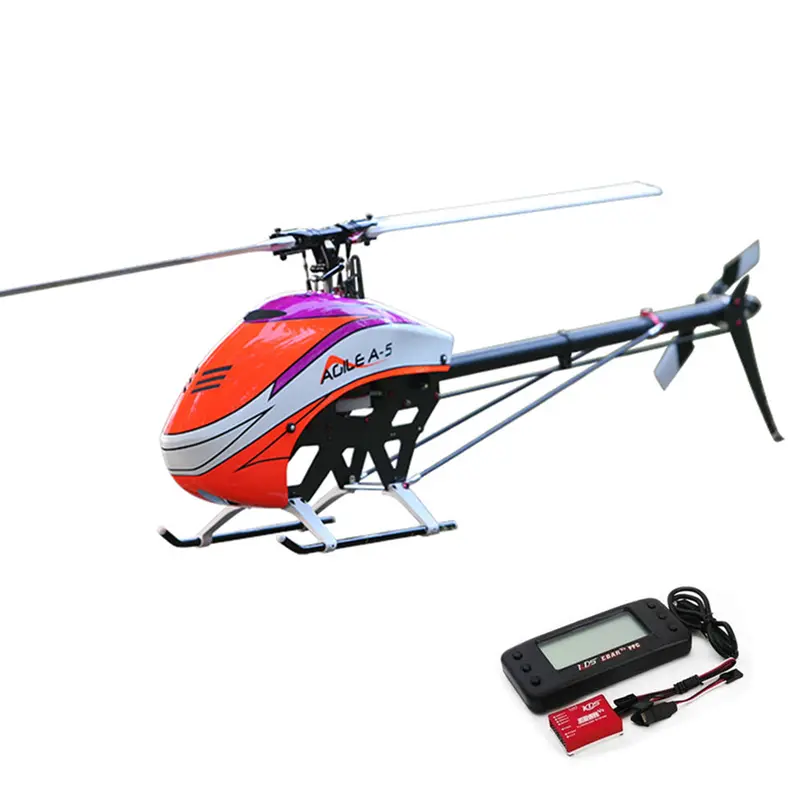 Kds Agile A5 6Ch 3D Flybarless 550 Class Belt Drive Rc Helicopter Kit With Ebar V2 Gyro' 1