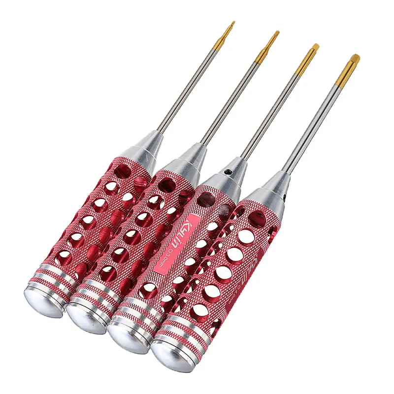 Kds Kylin 1.5/2.0/2.5/3.0/4.0Mm Hex Screwdriver 100Mm Length With Carved Handle For Rc Models 1