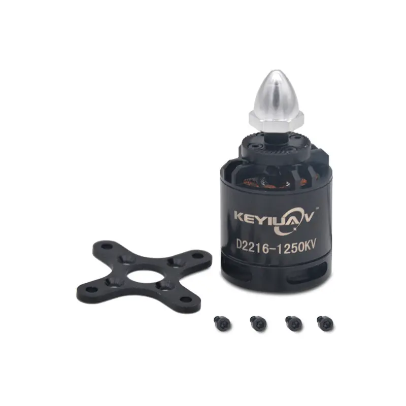 Keyiuav D2216-1250Kv Brushless Motor For Rc Airplane Aircraft Fixed Wing Ccw-Black/Cw-Silver 1