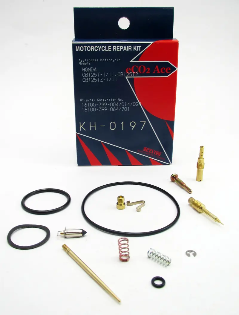 Kh-0197 Honda Cb125 T-1 / 11, Cb125 T2, Cb125tz Carb Repair Kit 1