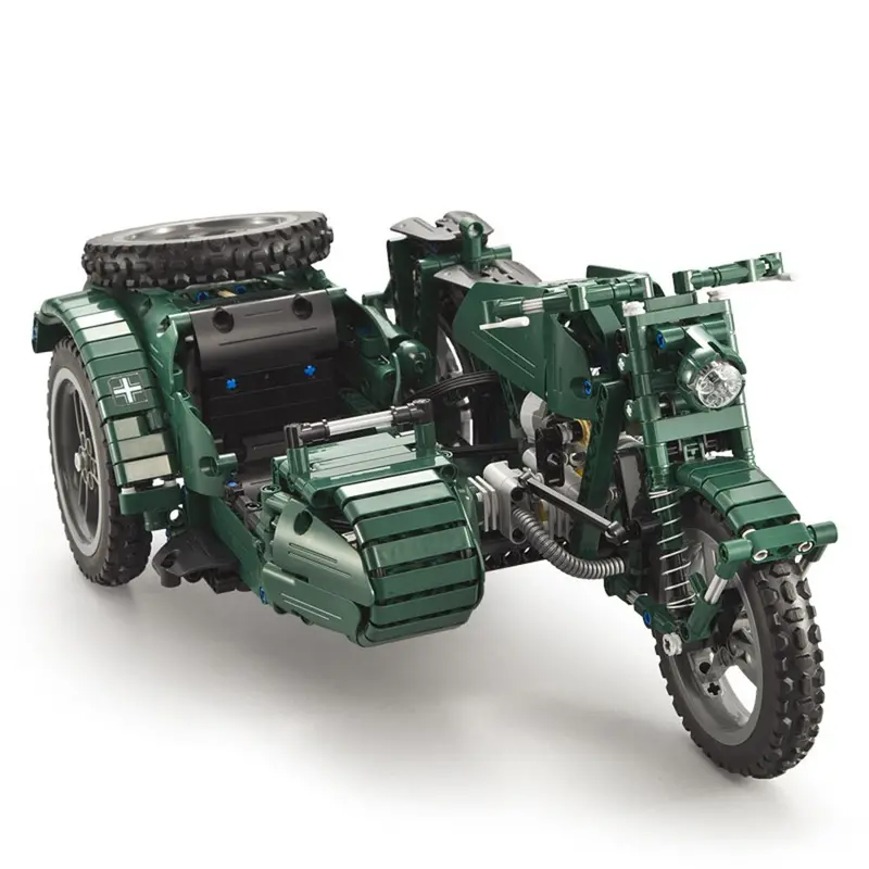 Kids Motorcycle Rc Motorcycle C51021 629 Pcs Building Blocks World War 2 Militar Rc Toys For Kids Children Gift 1