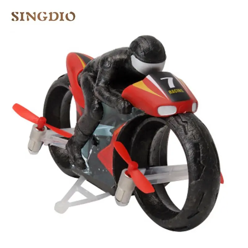 Kids Plastic Mini Remote Control Model Small Toy Motorbikes Brushless Rc Racing Moto Radio Motorcycle Flying Children's Toys 1