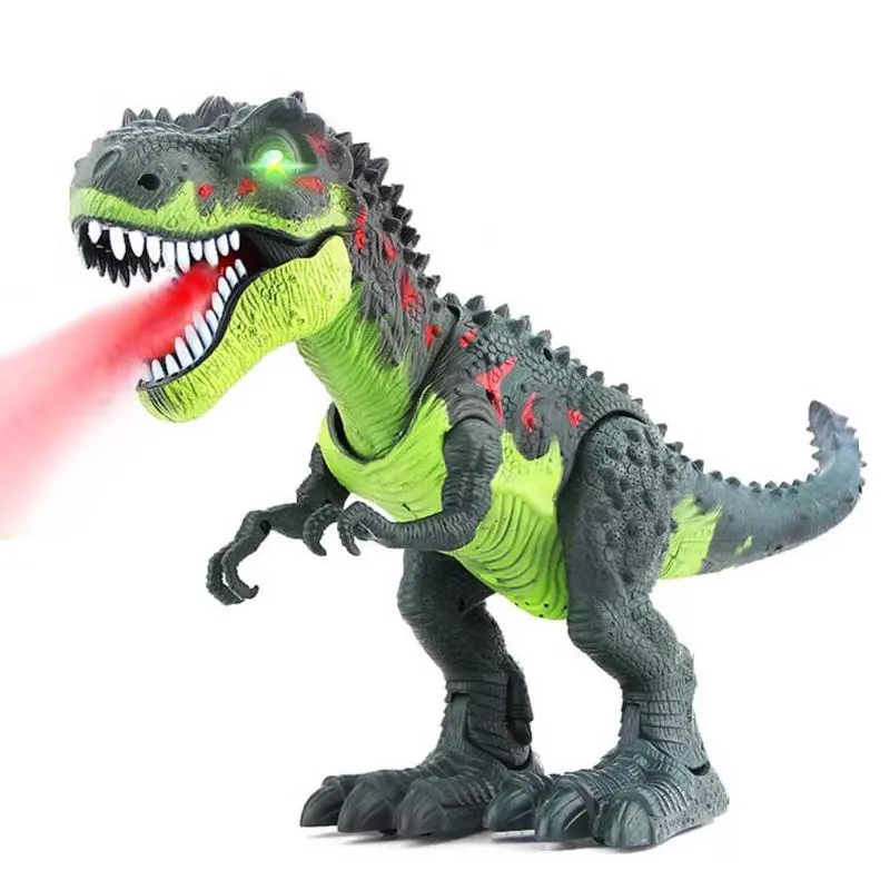 Kids Walk Sounds Animals Model Toys Large Size Electric Walking Dinosaur Toy With Music Light Spray Children Recolonization Toy 1