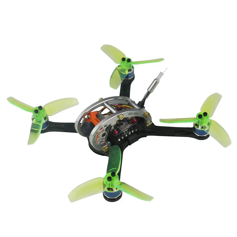 Kingkong/Ldarc Fpv Egg V2 136Mm Rc Racing Drone Bnf W/ F3 4In1 12A Blehil_S 25Mw/100Mw 16Ch 600Tvl 1