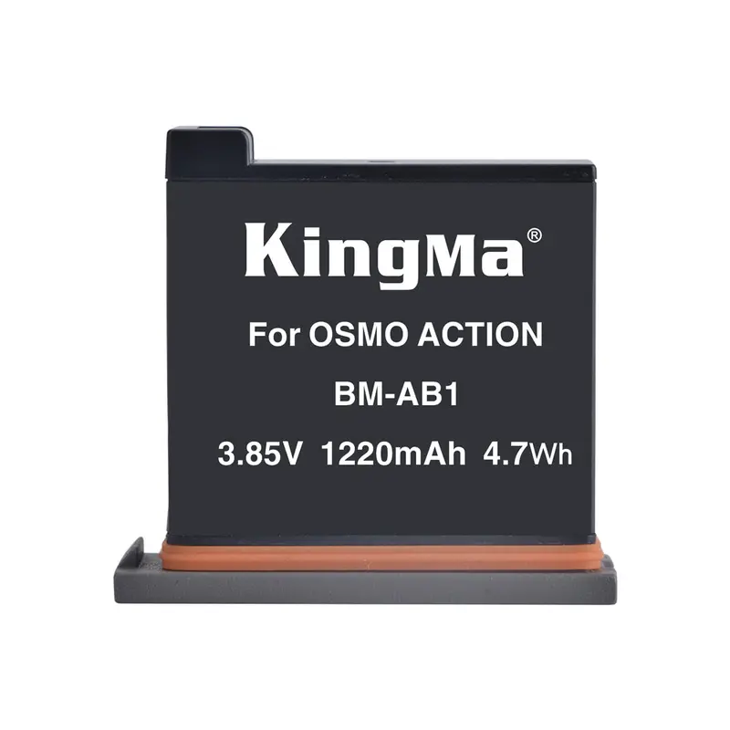 Kingma Bn-Ab1 3.85V 1220Mah 4.7Wh Replacement Li-Ion Battery For Dji Osmo Action Camera 1
