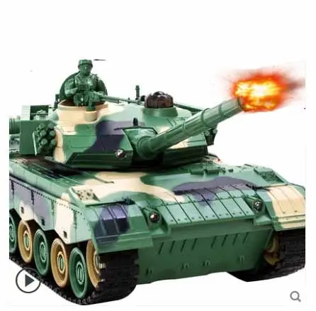 Kingtoy Rc Battle Tank Child Remote Control Shooting Tank Large Scale Radio Control Army Battle Model Millitary Rc Tanks Toy 1