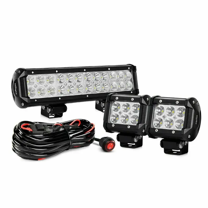 Kit De Barra Luz Led 12 Pulgadas 72W 1