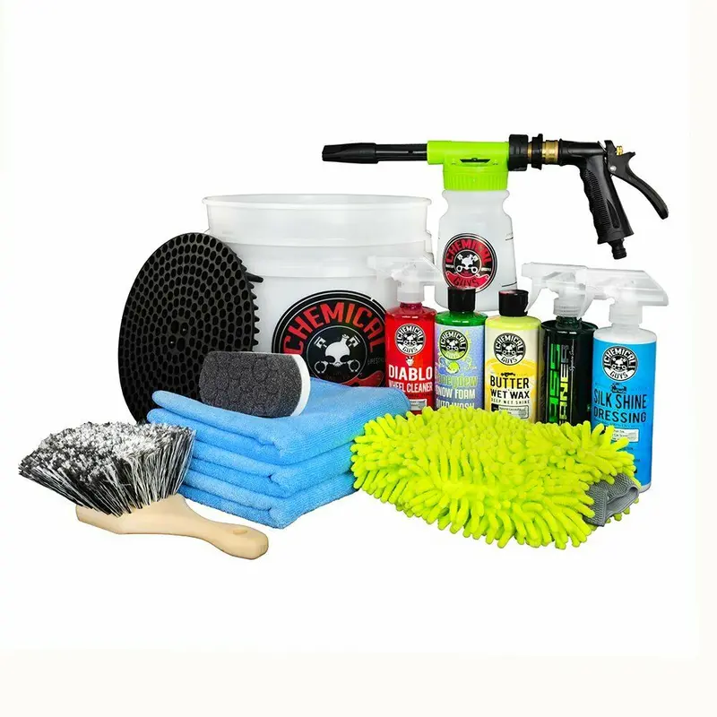 Kit De Limpieza Para Lavado De Autos Con Pistola De Espuma 1