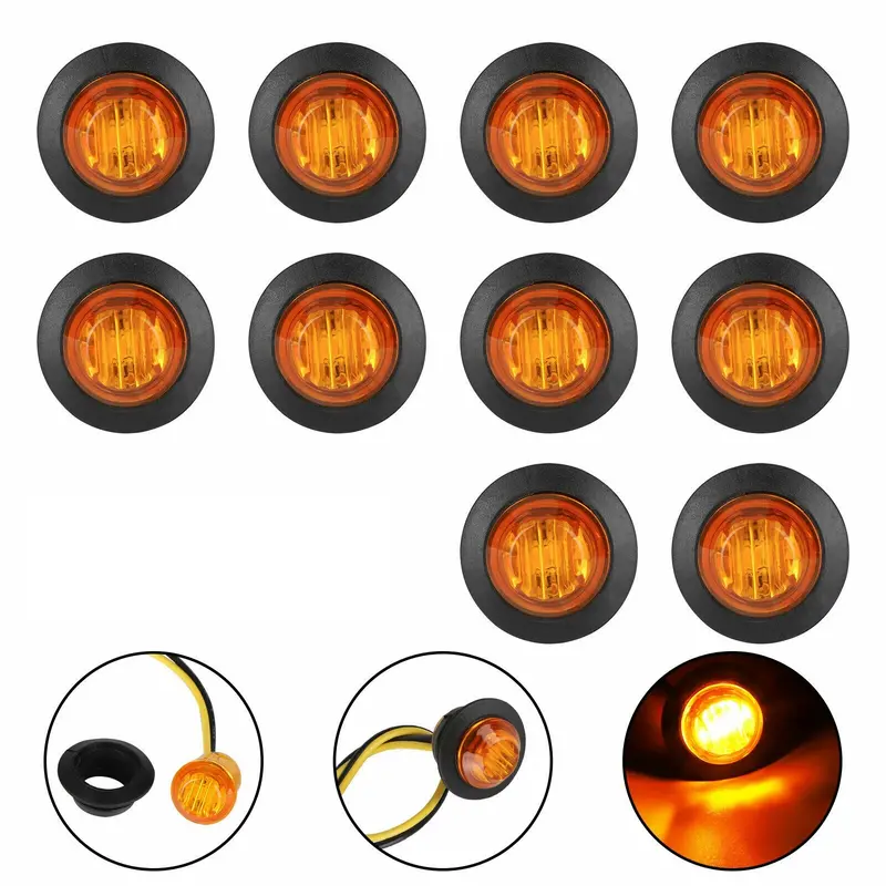 Kit De Luces Laterales Led 3/4 Para Camiones 10Pz 1