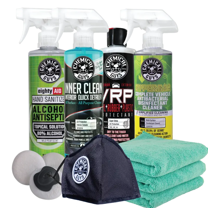 Kit De Proteccion Sanitzador Para Autos 1