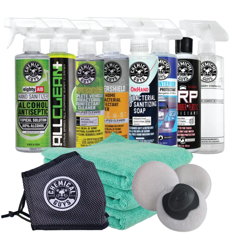 Kit De Sanitizante Para Autos Y Limpiador De Interiores 1