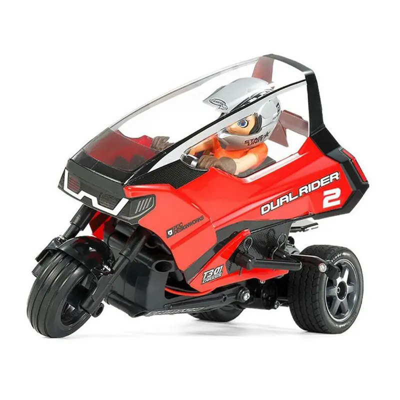 Kit T3-01 57407 Dual Rider Trike 1/8 Rc Three-Wheeled Motorcycle For Original Tamiya Rc Car Vehicle Models 1