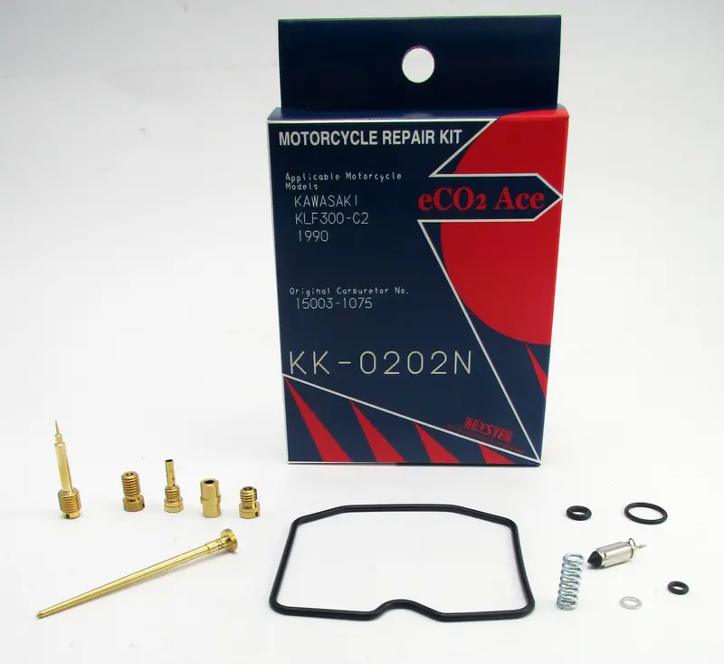 Kk-0202N Kawasaki Klf300-C2  1990 Carburetor Repair Kit 1