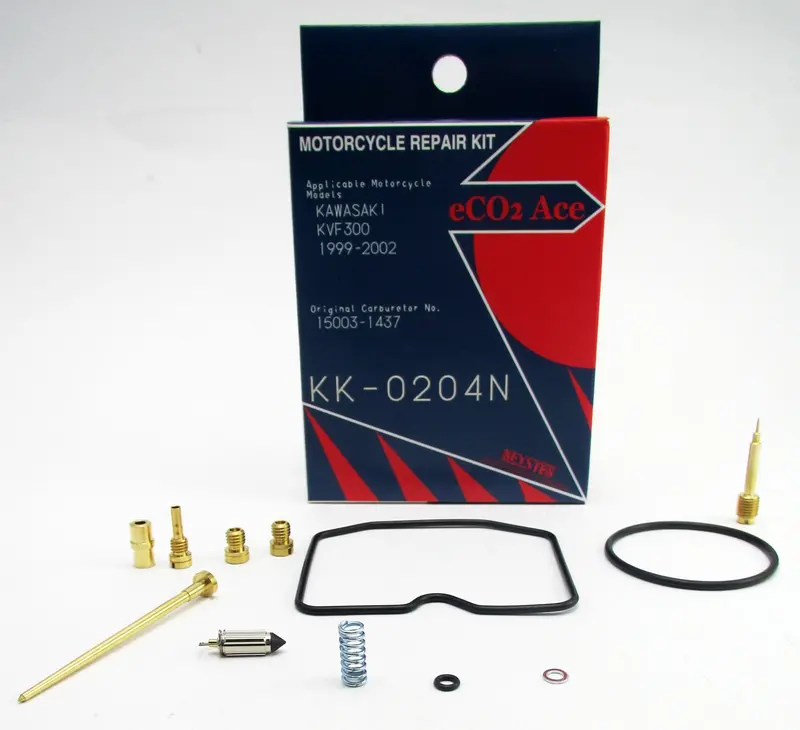 Kk-0204N Kawasaki Kvf300 1999-2002 Carburetor Repair Kit 1