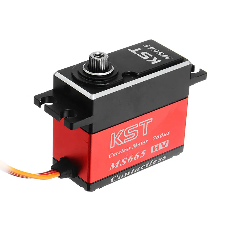 Kst Ms665 Metal Gear Digital Wing Coreless Servo For Rc 500-700 Class Helicopter 1