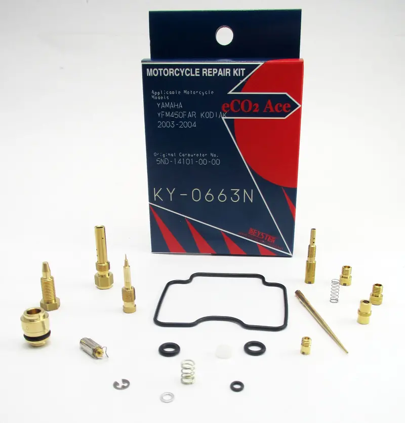 Ky-0663N Yamaha Yfm450f Ar Kodiak 2003-2004 Carb Repair Kit 1