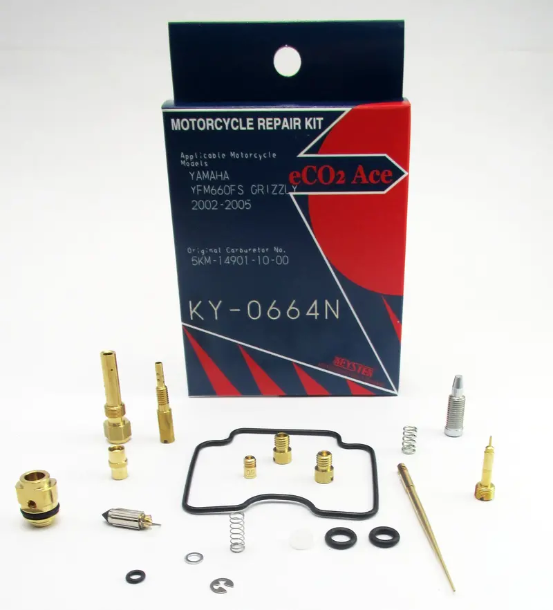 Ky-0664N Yamaha Yfm660fs Grizzly 2002-2005 Carb Repair Kit 1