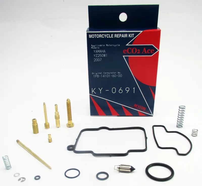 Ky-0691 Yamaha Yz250w1 Carburetor Repair Kit 1