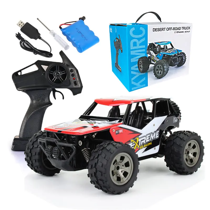 Kyamrc 1812A 1/18 2.4G Rwd 20Km/H Rc Car Desert Off-Road Truck Rtr Toys 1