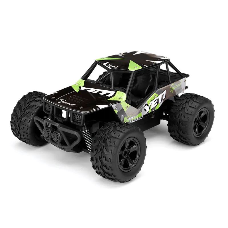 Kyamrc Ky3366 1/20 2.4G Rwd Rc Car Big Foot Off-Road Truck Rtr Alloy Shell Toys (Green) 1