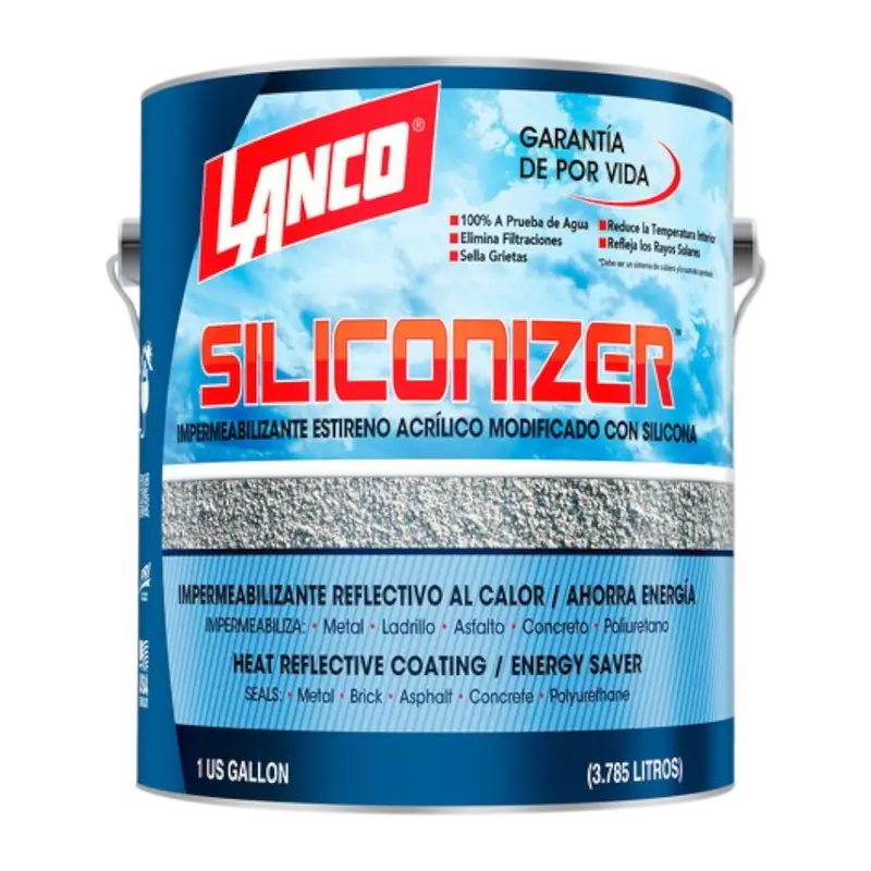 Lanco Siliconizer Roof Coating Gray 1 Gal 1
