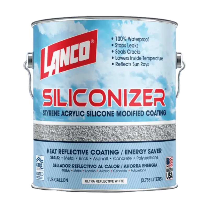 Lanco Siliconizer Roof Coating White 1 Gal 1