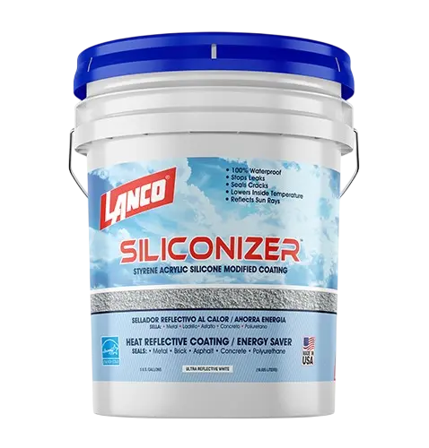 Lanco Siliconizer Roof Coating White 5 Gal 1