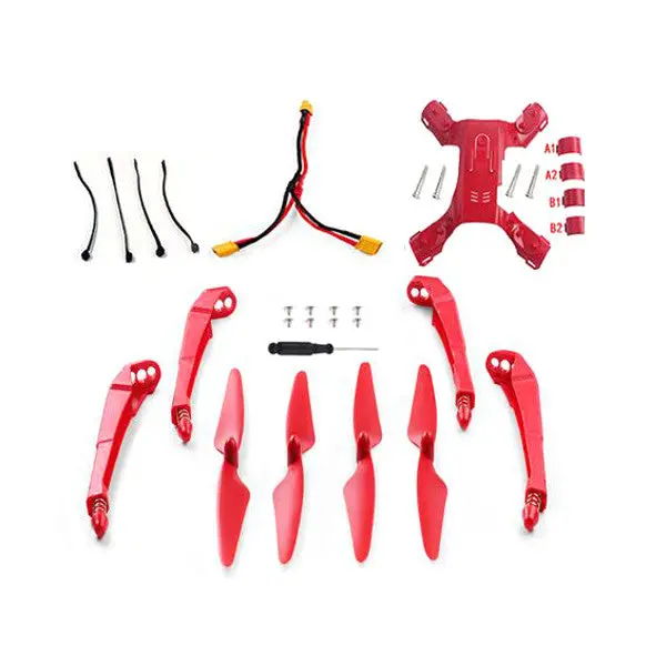 Landing Gear Propellers With Xt30 Battery Parallel Plug Cable Protection Set For Mjx B2w B2c Drone 1