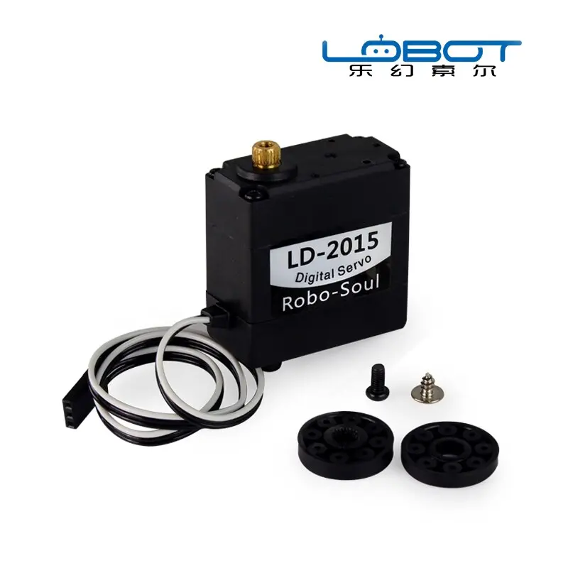 Ld2015 Digital Metal Servo Double-Shaft 180 Degrees/ 15Kg Torque For Robbot Mechanical Arm Manipulator Arm 1