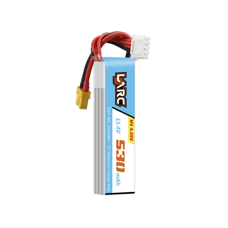 Ldarc 11.4V 530Mah 80C 3S Lipo Battery Electric Quantity Prompt For 90Gti 1
