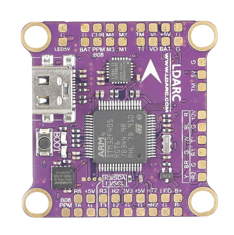 Ldarc Kkt30-F4d F405 Flight Controller 30.5*30.5Mm Mount Osd Dual Bec Compatibled With Dji Unit For Fpv Racing Rc Drone 1