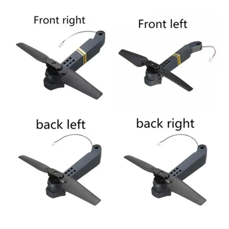 Leadingstar 4Pcs E58 Jy019 Rc Quadcopter Spare Parts Axis Arms With Motor & Propeller For Rc Drone Parts Replacement D30 1
